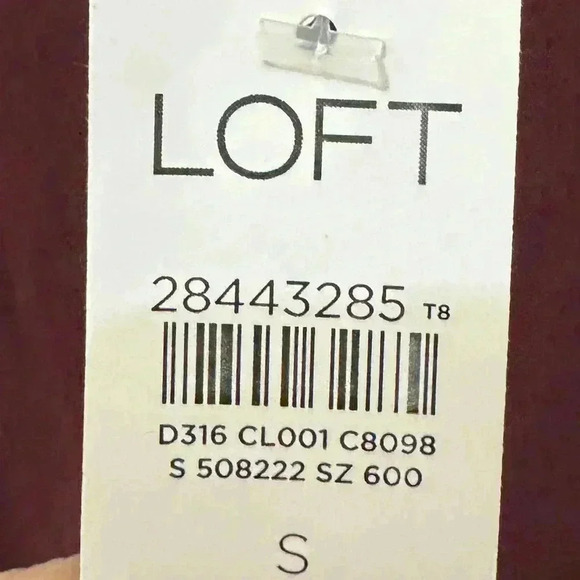 Loft Burgundy Cowl Neck Sweater Dress Size Small - Picture 6 of 6